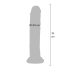 Clear Dong TPE 19 cm