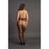 Garterbelt Stockings with Open Design - Plus Size