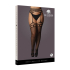 Garterbelt Stockings with Open Design - Plus Size