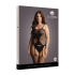Fence Net Suspender Bodystocking - Plus Size