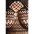 Bodystocking with Long Sleeves and Short Turtleneck - OSX - Black