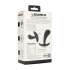 Vibrating Silicone Prostate Stimulator Anal Plug - M - Black