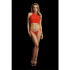 Festive Rhinestone Top and Thong - One Size