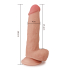 Dildo realistyczny penis z przyssawką 18,4cm