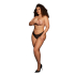 Zo© - Elastic Lace Brief with Back Lacing and Golden Details - Plus Size