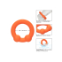 CalExotics Alpha Liquid Silicone Dual Ball Ring