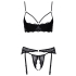 3-Piece Shelf Bra Set 85B/L