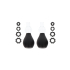 Nipple Enlargers with 8 Rings