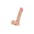 Simple Pleasure dildo z wbudowanym kręgosłupem cyberskóra kolor cielisty 20cm
