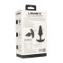 Classic Vibrating Silicone Anal Plug - M - Black