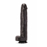 Dildo Czarny Hunter's Cock z przyssawką 40cm X-MEN