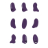 Hana - Pulse Wave Finger Vibrator - Purple