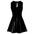 Vinyl Dress with Lace XL