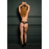 Zo© - Elastic Lace Brief with Back Lacing and Golden Details - One Size