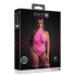 Body with Halter Neck - Plus Size - Neon Pink