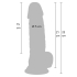 Realistic Dildo PVC 21 cm