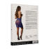 High-Waist Fishnet Skirt - One Size - Blue