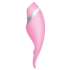 Multifunctional erogenous zone stimulator Flovetta by Toyfa DAHLIA, silicone, pink, 14 cm