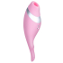 Multifunctional erogenous zone stimulator Flovetta by Toyfa DAHLIA, silicone, pink, 14 cm