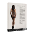 High Lace Neck Net Mini Dress - One Size