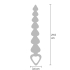 ToyJoy Anal Play Rainbow Heart Beads