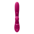 Kura - Thrusting G-Spot Vibrator with Flapping Tongue and Pulse Wave Stimulator - Pink