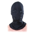 FFS Zipper Face Hood Black