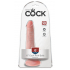 King Cock Dildo z przyssawką i jądrami 15,2cm