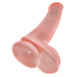 King Cock Naturalne Dildo z jądrami 33cm