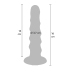 ToyJoy Get Real Ribbed Dong 6 Inch