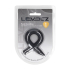 Pencil Liquid Silicone Cockring - Black