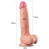 Realistyczne dildo z mocną przyssawką Dual Layered 25 cm Lovetoy