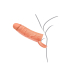 Penis Sleeve Liquid Silicone Ring 20 cm