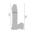 Dual Density Dildo 8inch Balls