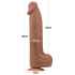 14\'\' King Sized Sliding Skin Dual Layer Dong