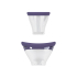 Sensual - Rechargeable Vulva and Breast Pump - Purple