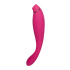 JOS Danvi vibrator with vacuum wave stimulation, silicone, pink, 21.5 cm