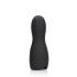 Vibrating Masturbator Sleeve - Licorice Black