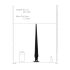 Ass Spike Dildo - 17 / 42 cm