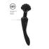 Shiatsu - Bendable Massager Wand - Black