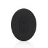 Smooth Vibrating Anal Plug with Remote Control - Licorice Black