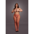 Suspender Pantyhose with Strappy Waist - Queen Size