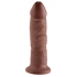 Dildo King Cock brązowy realistyczny 22,9cm