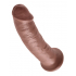 Dildo King Cock brązowy realistyczny 22,9cm