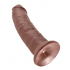 Dildo King Cock brązowy realistyczny 22,9cm