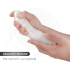 COCK MILLER - DILDO WITH SUCTION CUP, LIGHTS AND VIBRATION WITH REMOTE CONTROL WHITE 21.5 CM