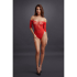 Crotchless Rhinestone Teddy - One Size