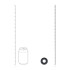 Liquid Silicone Cockring - S - Black