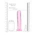 Straight Realistic Dildo with Suction Cup - 8\'\' / 20