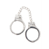 Taboom Bondage Essentials Silver Plated BDSM Handcuffs